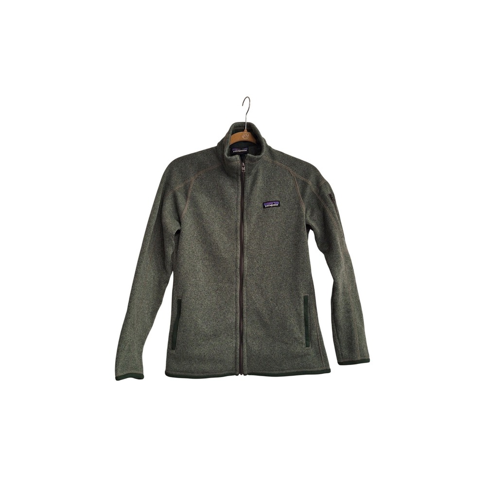 Patagonia Olive Green Full-Zip Fleece Jacket